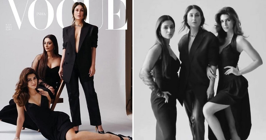 Kareena Kapoor Kriti Sanon and Tabu Poses for Vogue Magzine