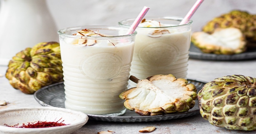 Sitafal Milkshake Recipe