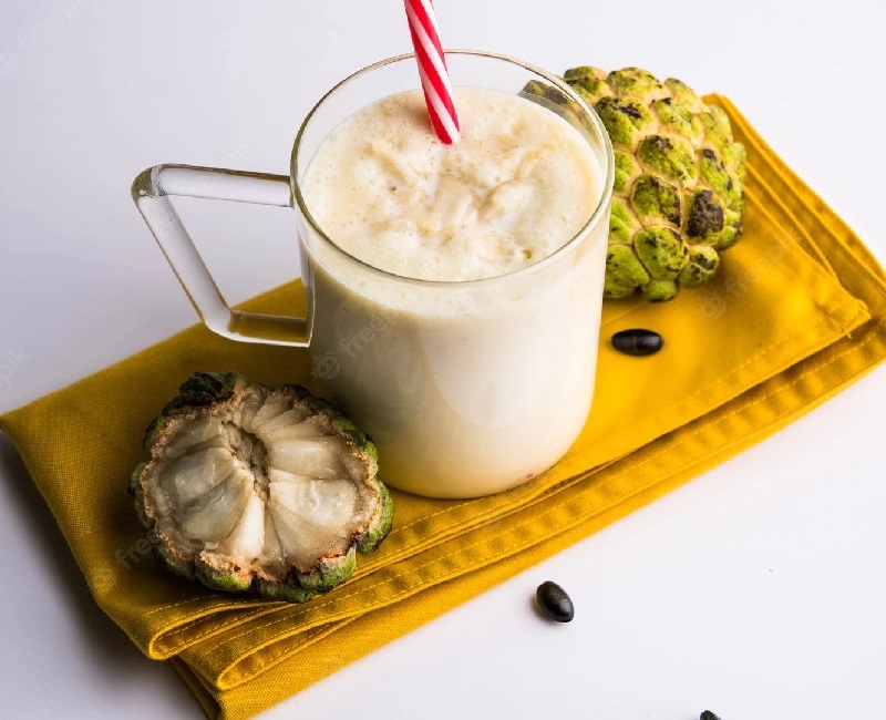 Sitafal Milkshake Recipe