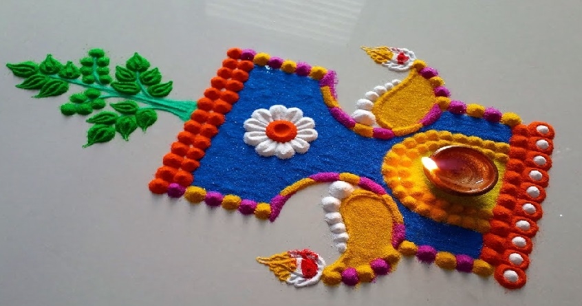 Tulsi Vivah Rangoli Design Ideas