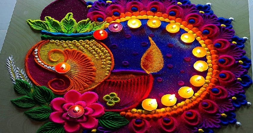 Tulsi Vivah Rangoli Design Ideas