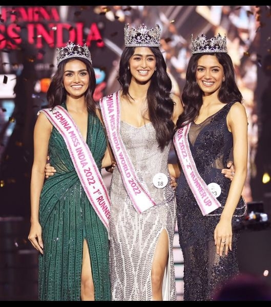 Top 3 from Miss India 2022