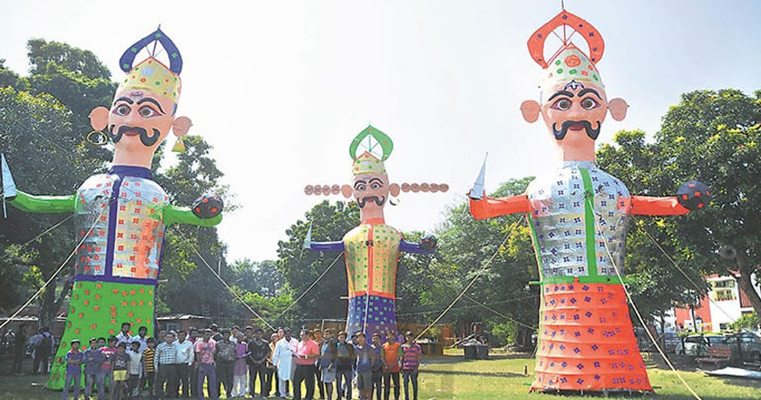 dussehra-celebrations-bhandara-ravana-dahan - Abhijeet Bharat