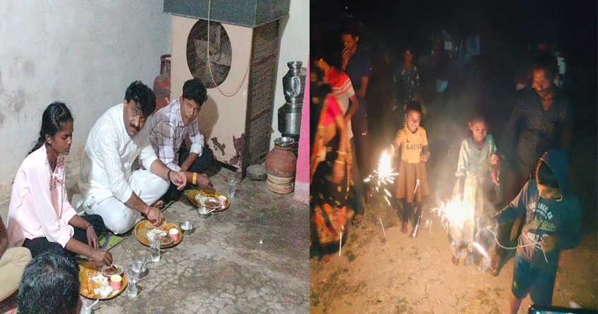 diwali-celebration-raju-parwe-bhadri-community - Abhijeet Bharat