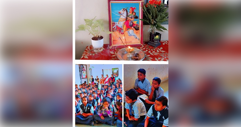 rani-laxmibai-tribute-arvind-indo-public-school - Abhijeet Bharat