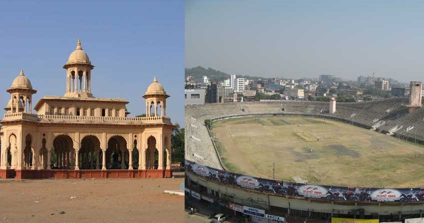 kasturchand park yashwant stadium are appropriate places for fronts