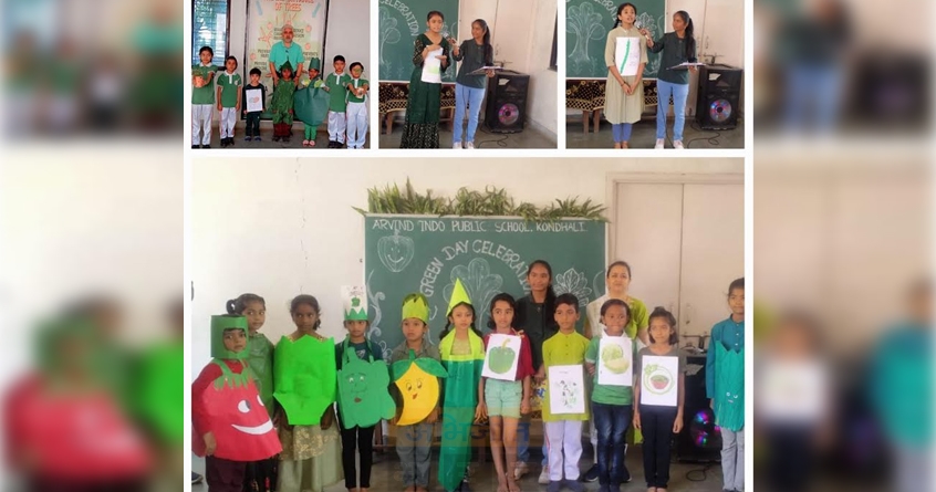 arvind-indo-public-school-green-day-celebration-nagpur - Abhijeet Bharat