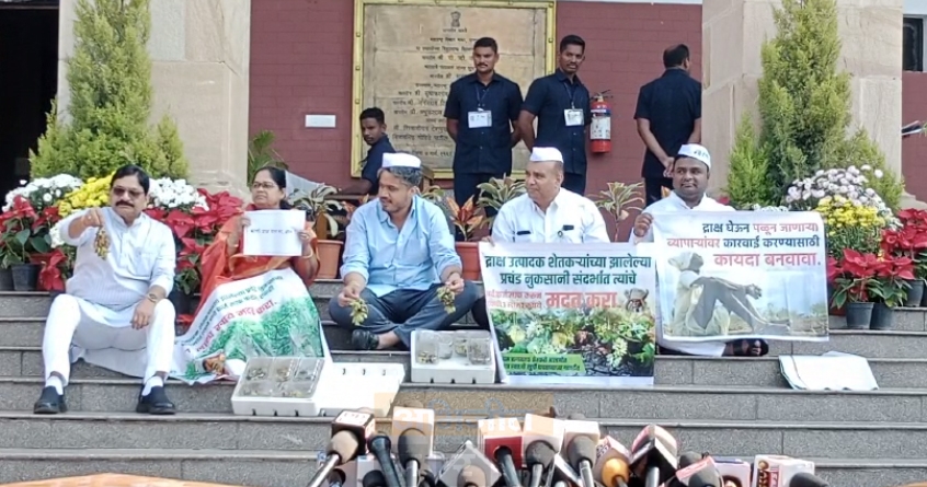 nagpur-winter-session-2023-ncp-protest-rohit-pawar - Abhijeet Bharat