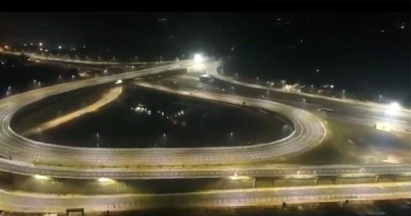 Delhi Mumbai Expressway Night View