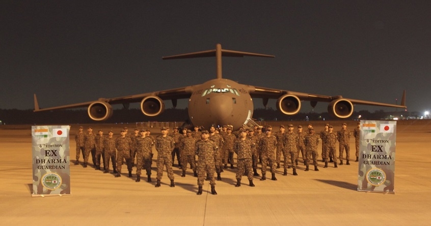 Indo Japan Joint Exercise Dharma Guardian