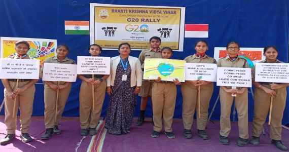 नागपुर NCC कैडेट्स ने निकाली G20 पर जागरूकता रैली