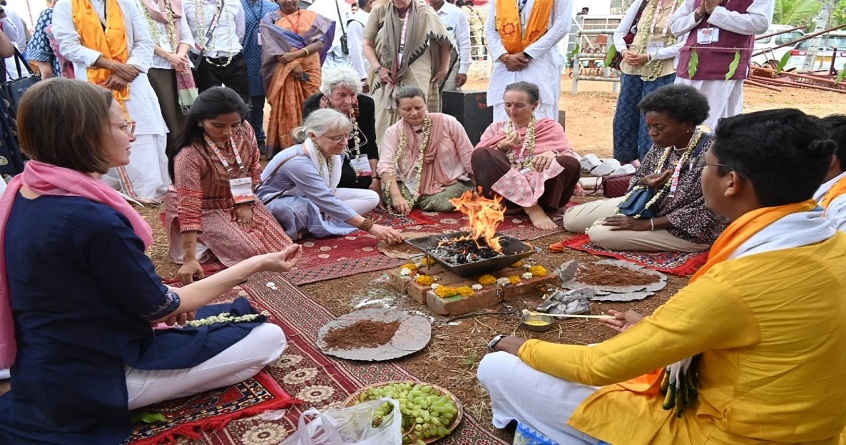 civil 20 delegates celebrate maharashtrian festival gudi padwa at pench