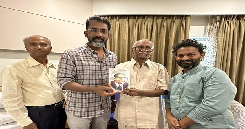 During the promotion of Ghar Bandook Biryani Nagraj Manjule met T N Gaikawad 