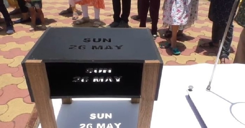 Effect Of Zero Shadow Day Seen Many Parts Of City