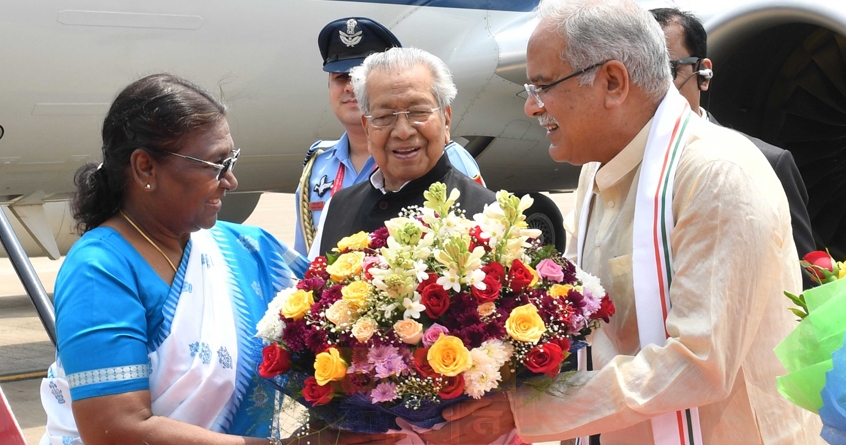 president draupadi murmu on a two day tour of chhattisgarh - Abhijeet bharat