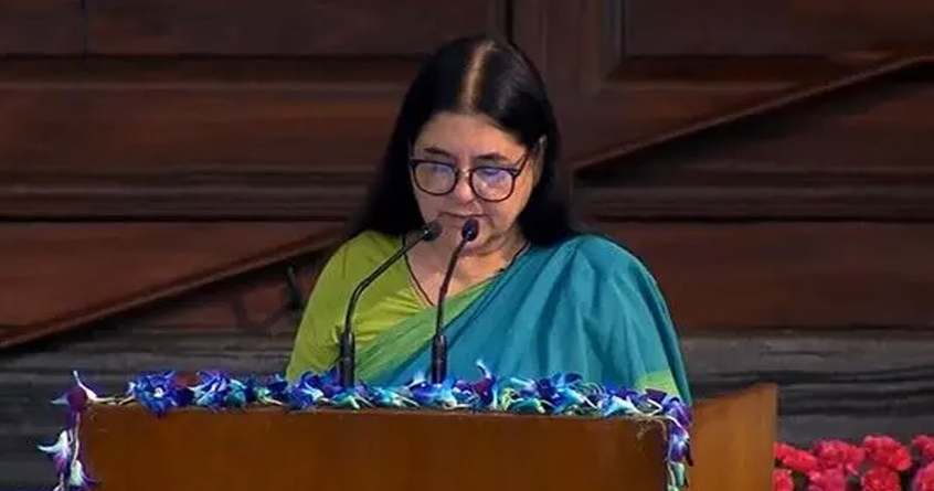 prime-minister-modi-initiative-beti-bachao-beti-padhao-applauded-menaka-gandhi - Abhijeet Bharat