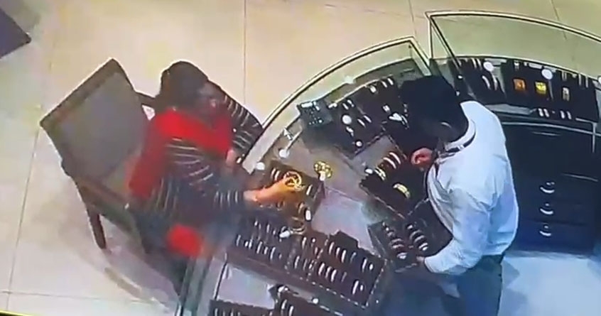 gold bracelets stolen woman arrested