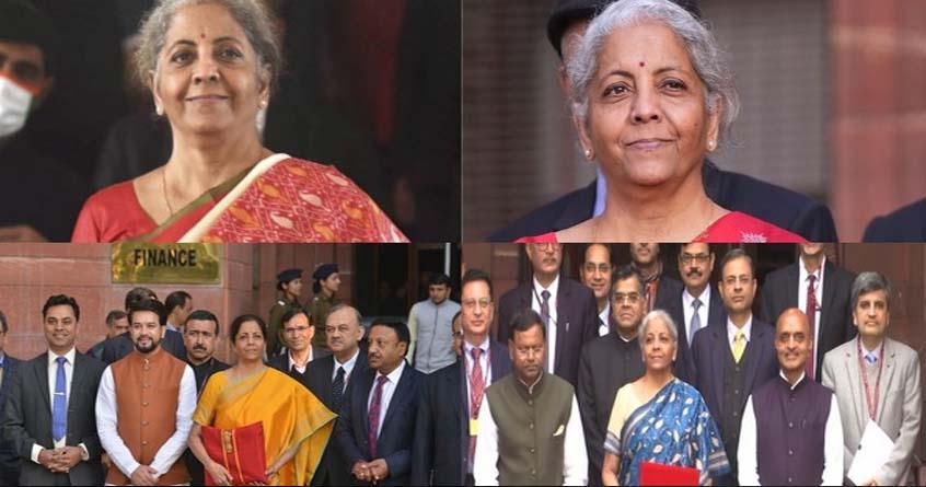 finance minister nirmala sitharaman signature sarees on budget day