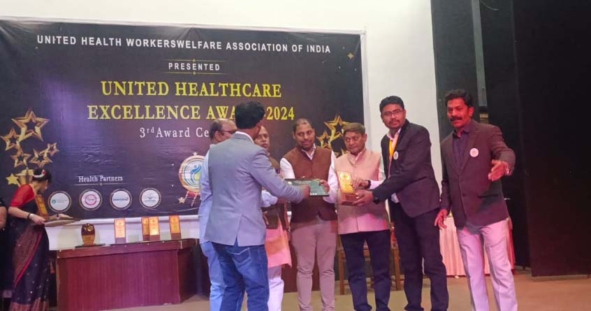 chairman dr yogesh pawar honored with health care excellence award 2024