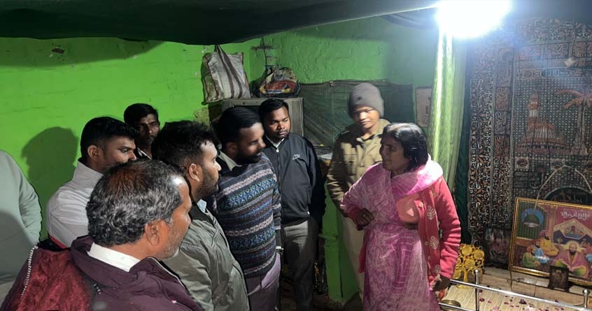 rashtriya hindu army and police administration reached village khadla on information of conversion
