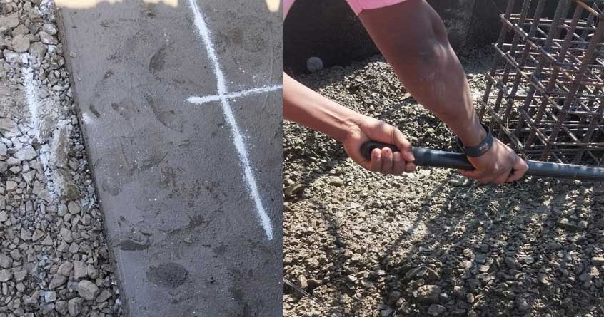 contractor bhagwandas aggarwal s huge bungling in the material of building construction