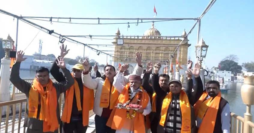 Pilgrims leave for Katas Raj Temple in Pakistan to celebrate Mahashivratri