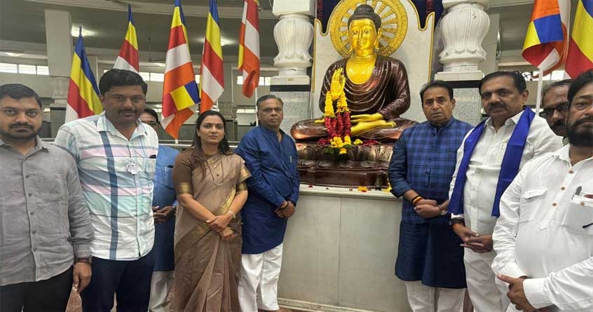 NCP State President Jayant Patil visited Deekshabhoomi