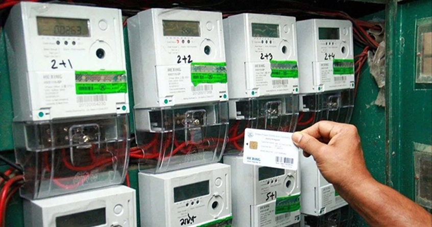 smart prepaid meters installed in the homes of electricity workers