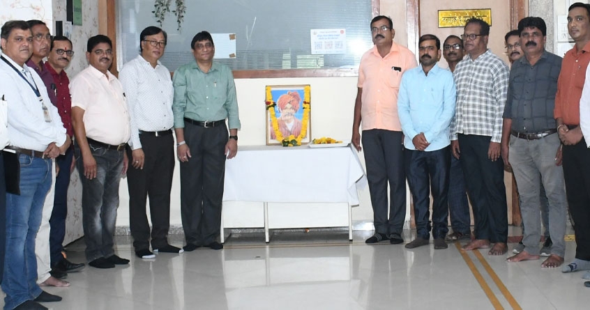  rajarshi chhatrapati shahu maharaj jayanti was celebrated at the municipal headquarters