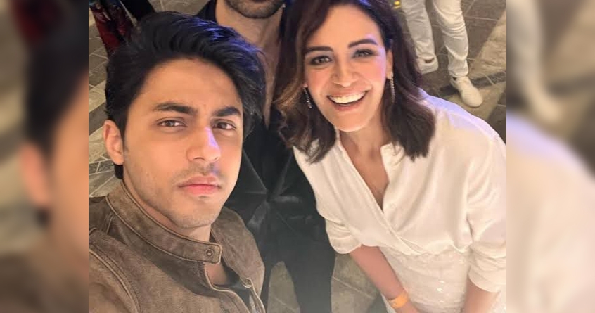 Mona Singh and Aryan Khan