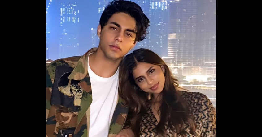Suhana Khan and Aryan Khan