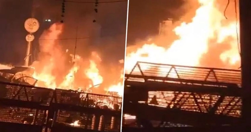 Massive explosion near Red Fort