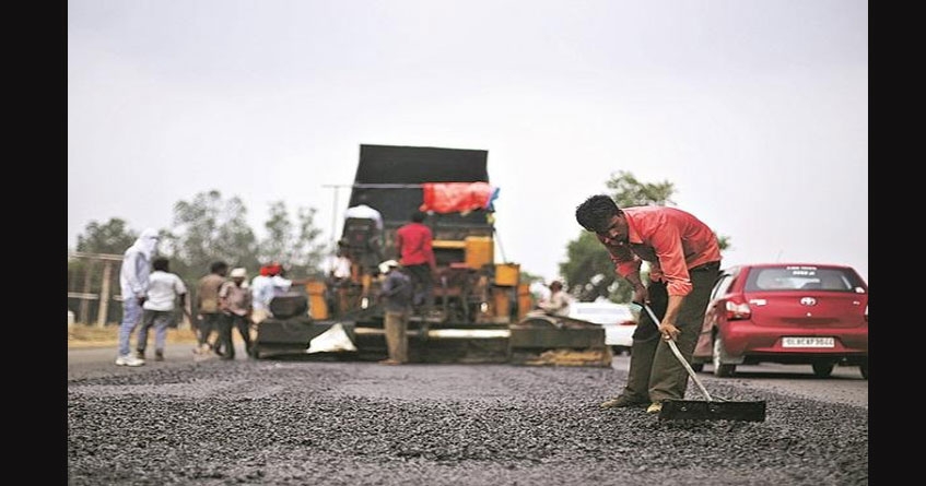 Road construction in Nagpur