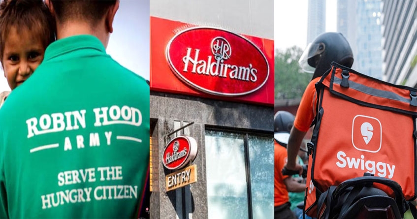 Swiggy Haldiram and Robin Hood Army collaborate