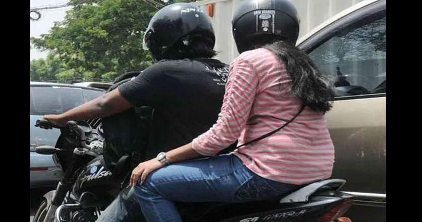 two helmets compulsory