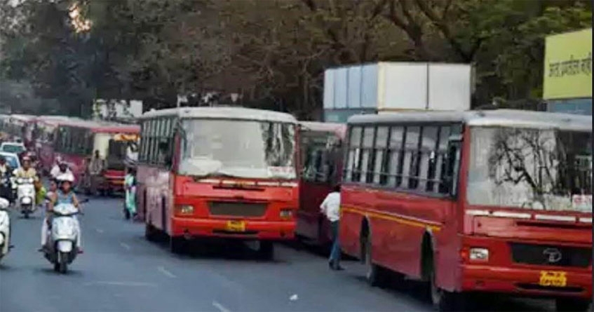 Illegal bus parking