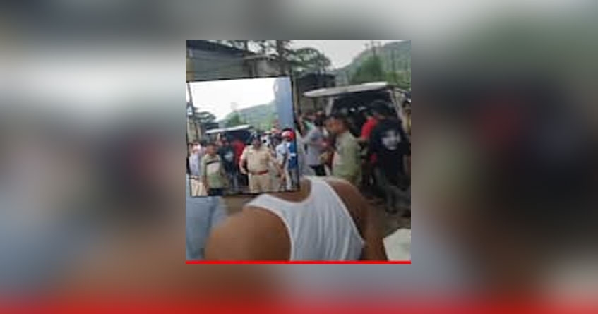 accident on Mumbra bypass