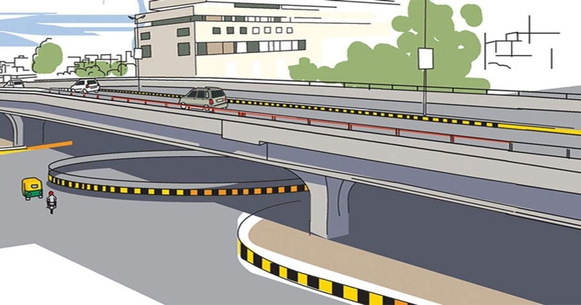 New six lane flyover
