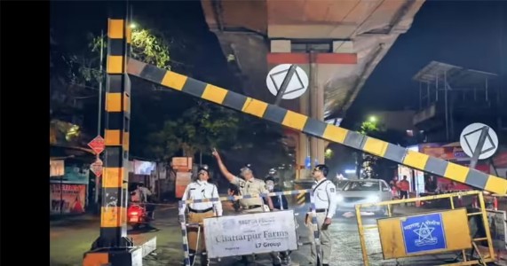 उज्वल नगर अंडरपास में बड़ा हादसा टला! हाइट बैरियर गिरने से मची अफरा-तफरी