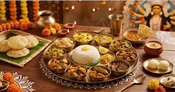 नवरात्रि के नौ दिनों में मां दुर्गा को चढ़ाएं नौ प्रकार के भोग