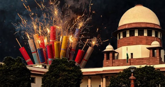 दिवाली पर पटाखों पर पूरी तरह प्रतिबंध नहीं? ग्रीन पटाखों और समय-सीमा पर विचार करेगा सुप्रीम कोर्ट