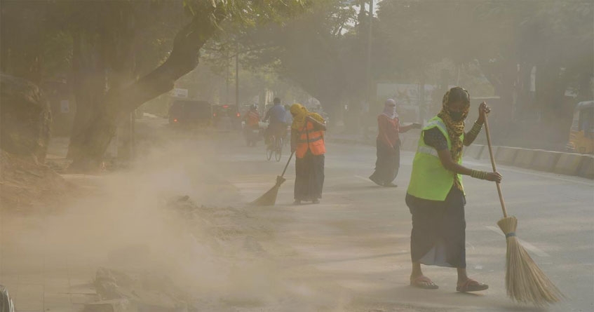 Sanitation workers