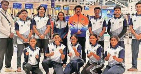 असम दौरे के लिए तैयार राष्ट्रसंत तुकडोजी महाराज नागपुर विवि की कराटे टीम