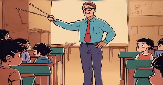 रिटायर्ड टीचर ने स्टूडेंट को किया टॉर्चर! गुस्साए गांववालों ने टीचर को पीटा