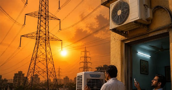 दिल्ली में गर्मी का असर: 2026 में बिजली की मांग ने बनाया नया रिकॉर्ड, 9,000 मेगावाट पार होने की संभावना