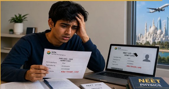 नागपुर के अभ्यर्थी को अबू धाबी केंद्र आवंटन पर विवाद, NTA ने कहा- उम्मीदवार के लॉगिन से बदला गया था परीक्षा शहर