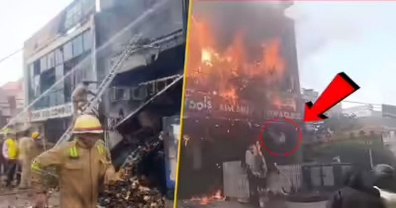 लखनऊ के अलीगंज में भीषण अग्निकांड, 15 लोगों की मौत