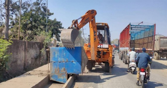 नागपुर में अतिक्रमण हटाओ अभियान तेज, कई इलाकों में कार्रवाई कर जब्त किया सामान