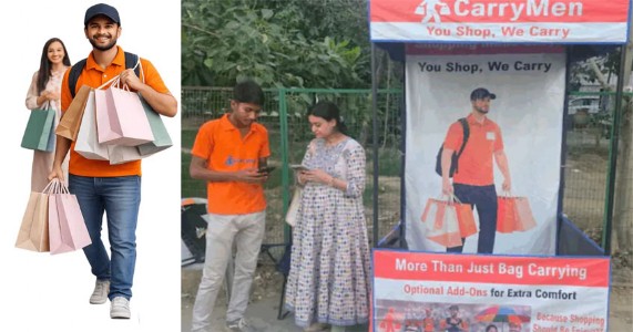 दिल्ली के स्टार्टअप ‘CarryMen’ ने शुरू की पर्सनल शॉपिंग असिस्टेंट सेवा