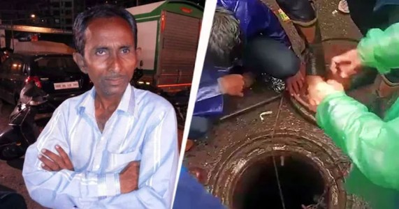 उफनते पानी में छिपा था मौत का जाल: खुले मैनहोल में गिरने से 60 वर्षीय व्यक्ति की मौत